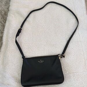 kate spade Black Pebbled Leather Crossbody Bag